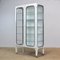 Vintage Industrial Glass and Iron Medical Cabinet, 1970s, Immagine 1