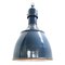 Industrial Enamel and Iron Ceiling Lamp, 1950s 2