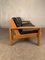Leather and Wood Bonanza Sofa by Esko Pajamies for Asko, 1960s, Image 5