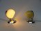 Art Deco Brass and Hand-Blown Glass Table Lamps, 1930s, Set of 2 7