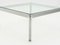 French Aluminum and Glass Coffee Table by George Ciancimino, 1970s 5