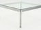 French Aluminum and Glass Coffee Table by George Ciancimino, 1970s, Image 5