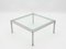 French Aluminum and Glass Coffee Table by George Ciancimino, 1970s 4