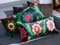 Black, Green and Pink Wool & Cotton Floral Kilim Pillow Covers by Zencef Contemporary, Set of 2 7