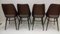 Buchenholz Esszimmerstühle von Thonet, 1960er, 4er Set 11