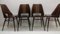 Beech Dining Chairs from Thonet, 1960s, Set of 4 10