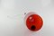 Vintage Red Glass Pendant Lamp 7