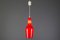 Vintage Red Opaline Glass Pendant Lamp 20