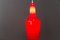 Lámpara colgante vintage de vidrio opalino rojo, Imagen 13