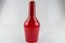 Lámpara colgante vintage de vidrio opalino rojo, Imagen 10