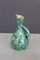 Mid-Century Italian Green Glazed Earthernware Pitcher by Ungania, 1940s, Image 1
