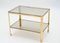 French Bronze and Glass Side Table by Jacques Quinet for Broncz, 1960s 2