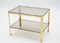 French Bronze and Glass Side Table by Jacques Quinet for Broncz, 1960s, Image 2