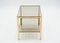 French Bronze and Glass Side Table by Jacques Quinet for Broncz, 1960s 5