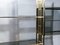 French Brass and Smoked Glass Wall Unit by Kim Moltzer, 1970s 11