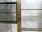 French Brass and Smoked Glass Wall Unit by Kim Moltzer, 1970s, Image 10