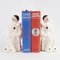 Ceramic Pierrot Bookends, 1970s, Set of 2 5