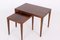 Tables Basses Vintage en Palissandre par Severin Hansen pour Haslev, Set de 2 3