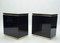 French Lacquered Wood Cabinets by Jean Claude Mahey, 1970s, Set of 2 4