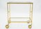 Neo-Classical French Glass Gilt Trolley from Maison Jansen, 1960s 7