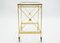 Neo-Classical French Glass Gilt Trolley from Maison Jansen, 1960s 11