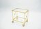 Neo-Classical French Glass Gilt Trolley from Maison Jansen, 1960s 8