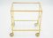 Neo-Classical French Glass Gilt Trolley from Maison Jansen, 1960s, Image 3