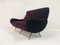 Mid-Century Italian Purple Velvet Sofa, 1950s 4