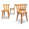Mid-Century Swedish Pine Dining Chairs, 1960s, Set of 4 2