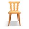 Mid-Century Swedish Pine Dining Chairs, 1960s, Set of 4, Image 1