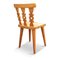 Mid-Century Swedish Pine Dining Chairs, 1960s, Set of 4, Image 3