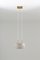 Mid-Century Swedish Brass and Glass Pendant Lamp from Falkenbergs Belysning, 1960s, Image 1