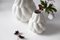 Small White Eda Vase by Lisa Hilland for Mylhta 3