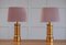 Lámparas de mesa suecas de cerámica, años 70. Juego de 2, Imagen 4