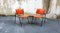 Italian Aluminum and Vinyl Desk Chairs by Vaghi, 1962, Set of 2, Image 7