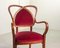 Fauteuils Mid-Century en Velours Rouge, France, 1950s, Set de 2 12