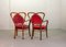 Mid-Century French Red Velvet Armchairs, 1950s, Set of 2, Image 6