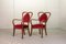 Mid-Century French Red Velvet Armchairs, 1950s, Set of 2 2