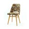 Fabric and Wood Floral Dining Chair from Drevotvar, 1960s 1