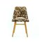Fabric and Wood Floral Dining Chair from Drevotvar, 1960s, Image 4
