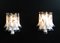 Vintage Italian Murano Glass and Metal Sconces, 1970s, Set of 2 9