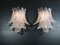 Vintage Italian Glass 6-Tier Sconces, 1980s, Set of 2, Image 8