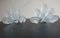 Vintage Italian Glass 6-Tier Sconces, 1980s, Set of 2 12