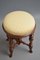 Antique Victorian Walnut Piano Stool, Image 2