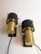 Mid-Century Danish Brass and Glass Sconces by LYFA, 1960s, Set of 2 5