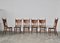 Vintage Ash Dining Chairs, 1920s, Set of 6 4