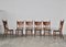 Vintage Ash Dining Chairs, 1920s, Set of 6, Image 4