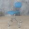 German Chrome and Plastic Swivel Chair, 1950s 6