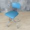 German Chrome and Plastic Swivel Chair, 1950s 11