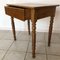 Antique Louis Walnut Desk with Drawer, Image 3